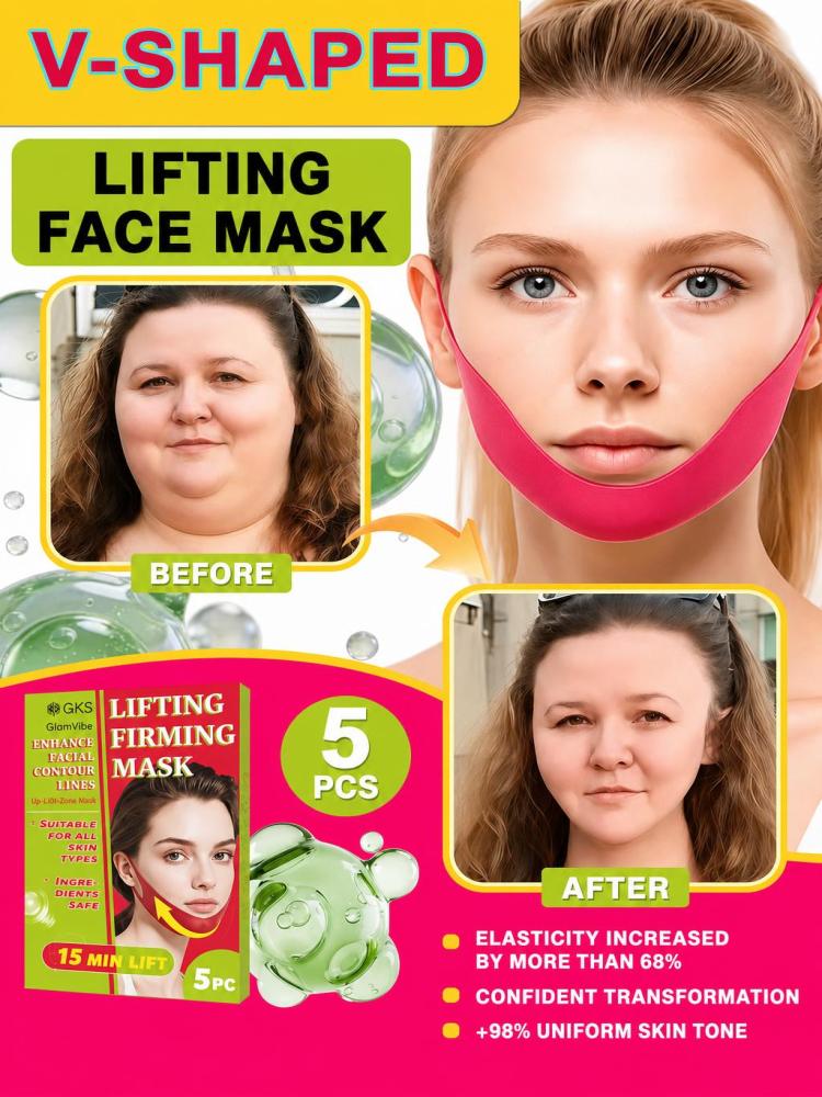 Home Improvement Visualizer - V-Lift Firming Face Mask, Moisturizing Facial