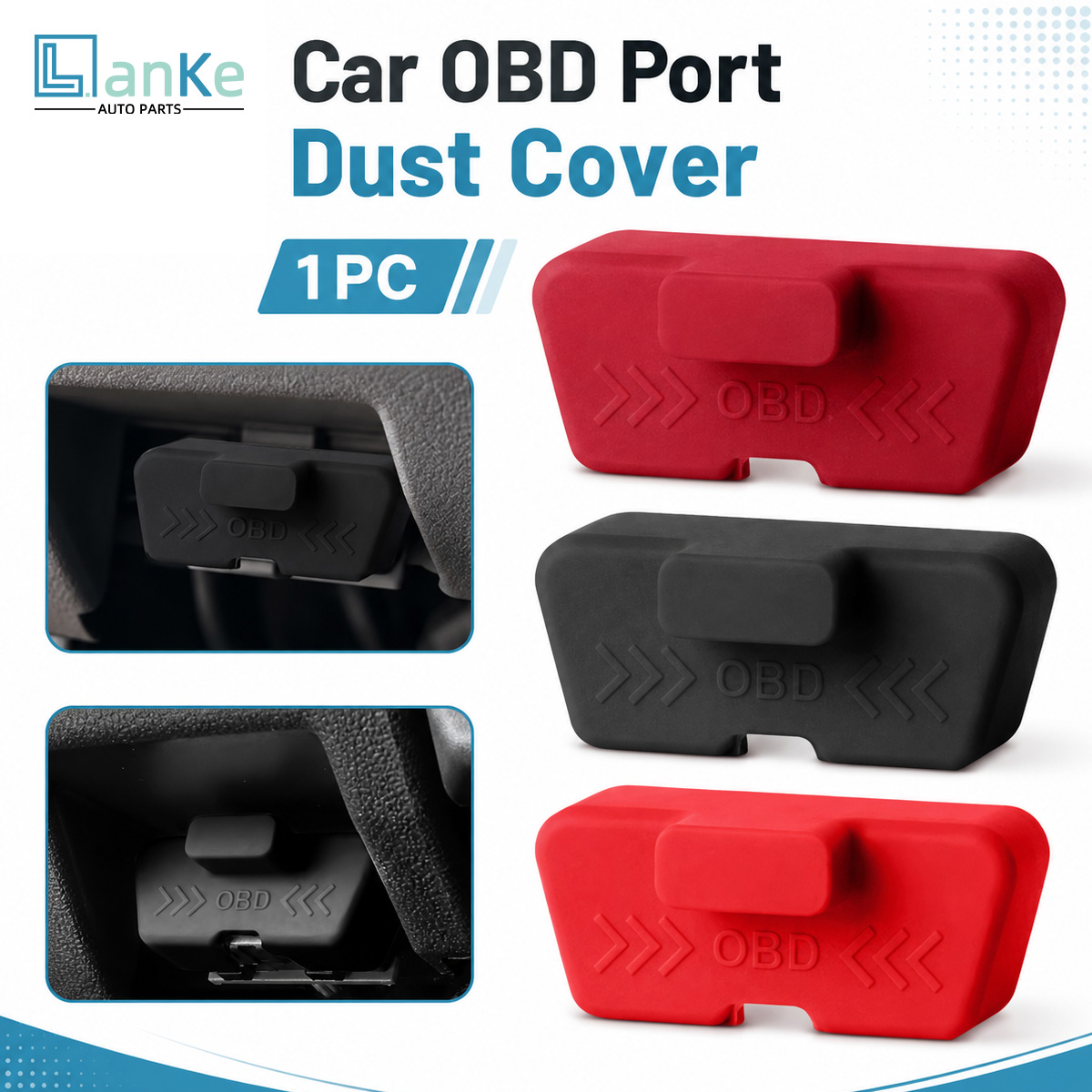 Electrical Outlet Cover - Lanke 1PC Car OBD Port Dust