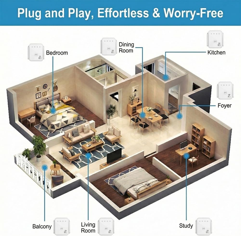2026 New WiFi Repeater 300Mbps - Home Improvement Hardware ulasan dan harga