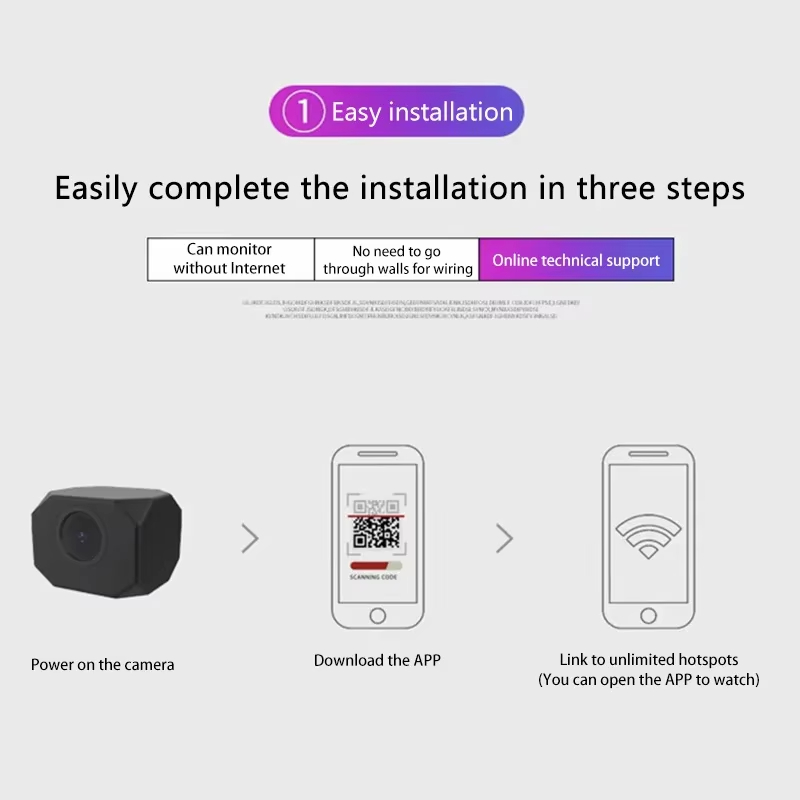 4K HD WiFi Security Camera for - Home Improvement Hardware ulasan dan harga