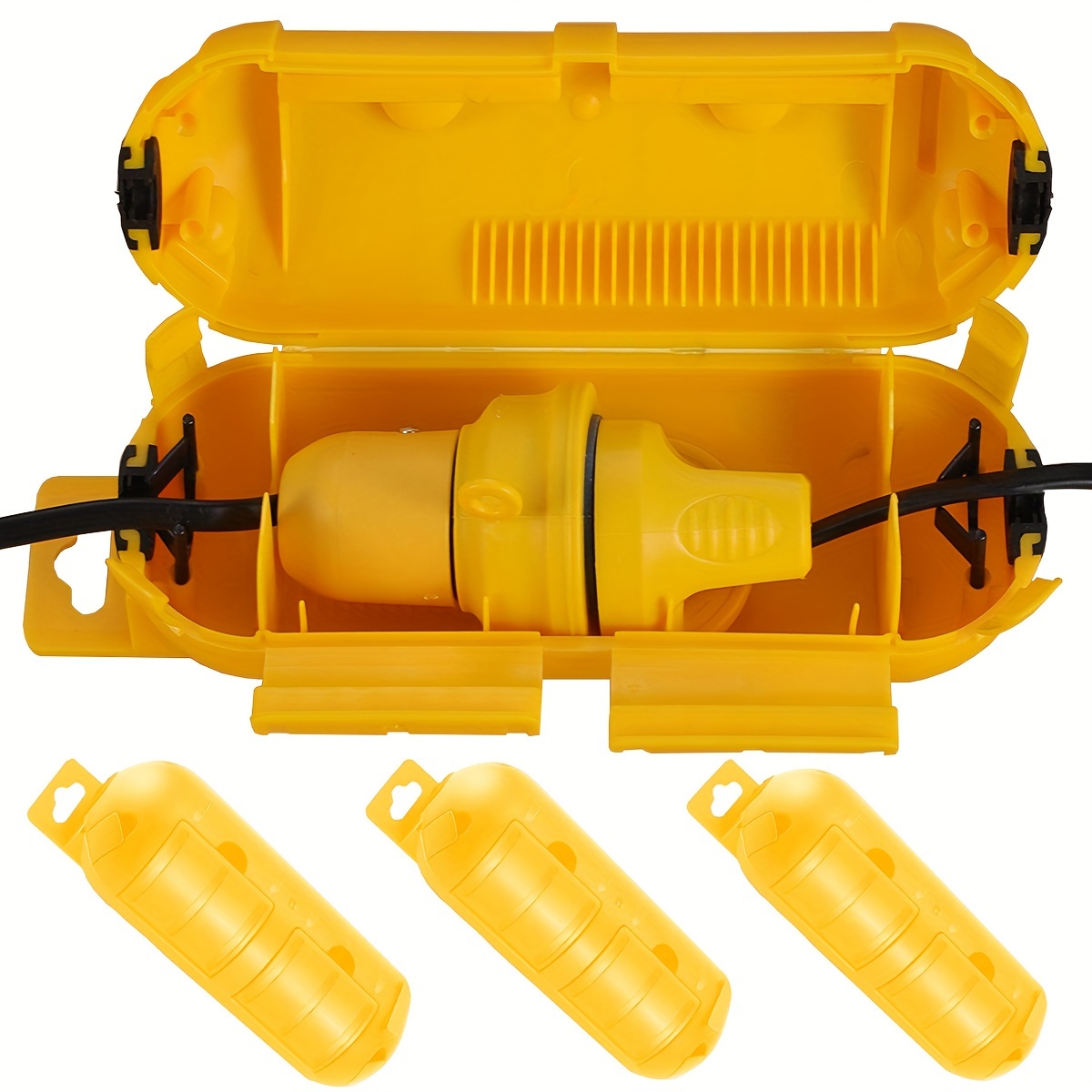 Extension Yellow Cord Safety C - Electrical Outlet Cover ulasan dan harga