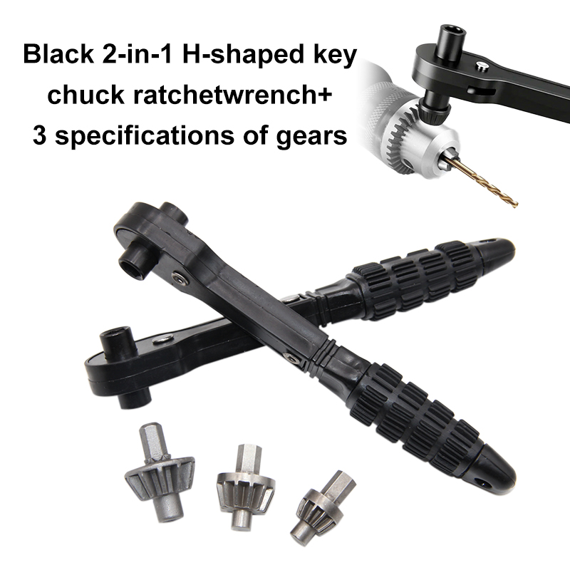 Black H-Shaped Drill Chuck Rat - Home Improvement Items ulasan dan harga