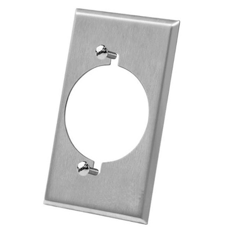 Brushed Stainless Steel Wall P - Electrical Outlet Cover ulasan dan harga