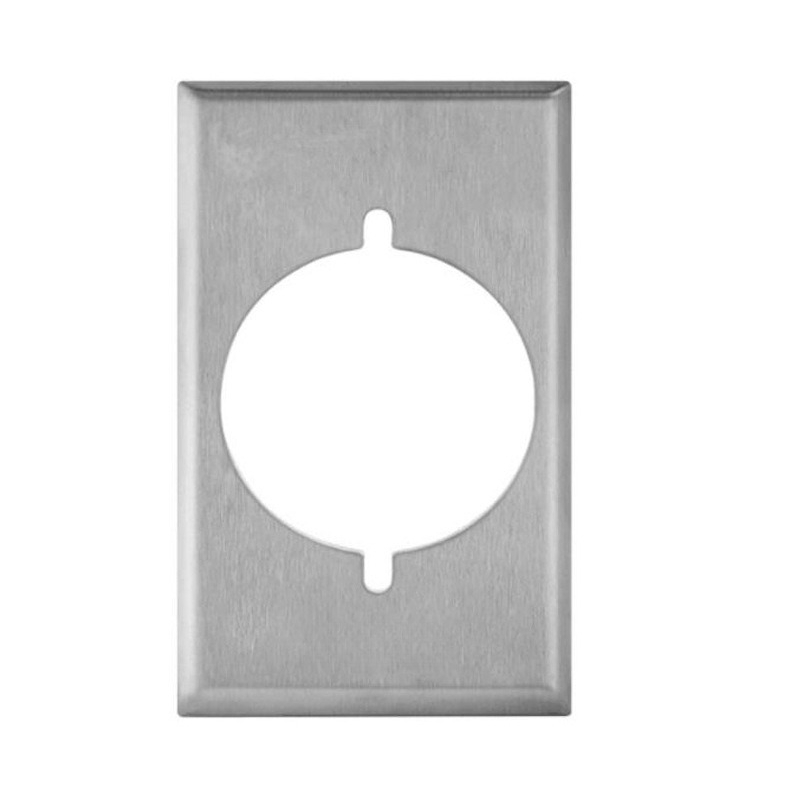 Brushed Stainless Steel Wall P - Electrical Outlet Cover ulasan dan harga