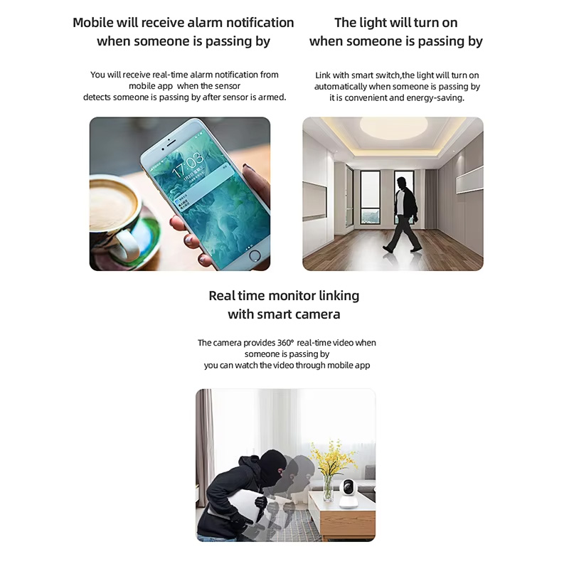 Smart PIR Motion Sensor WiFi Z - Home Improvement Hardware ulasan dan harga