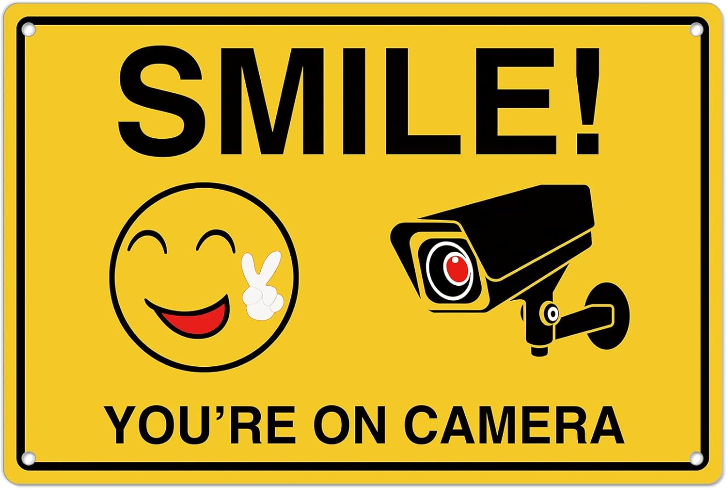 Smile Youre On Camera Signs ;  - Home Improvement Hardware ulasan dan harga