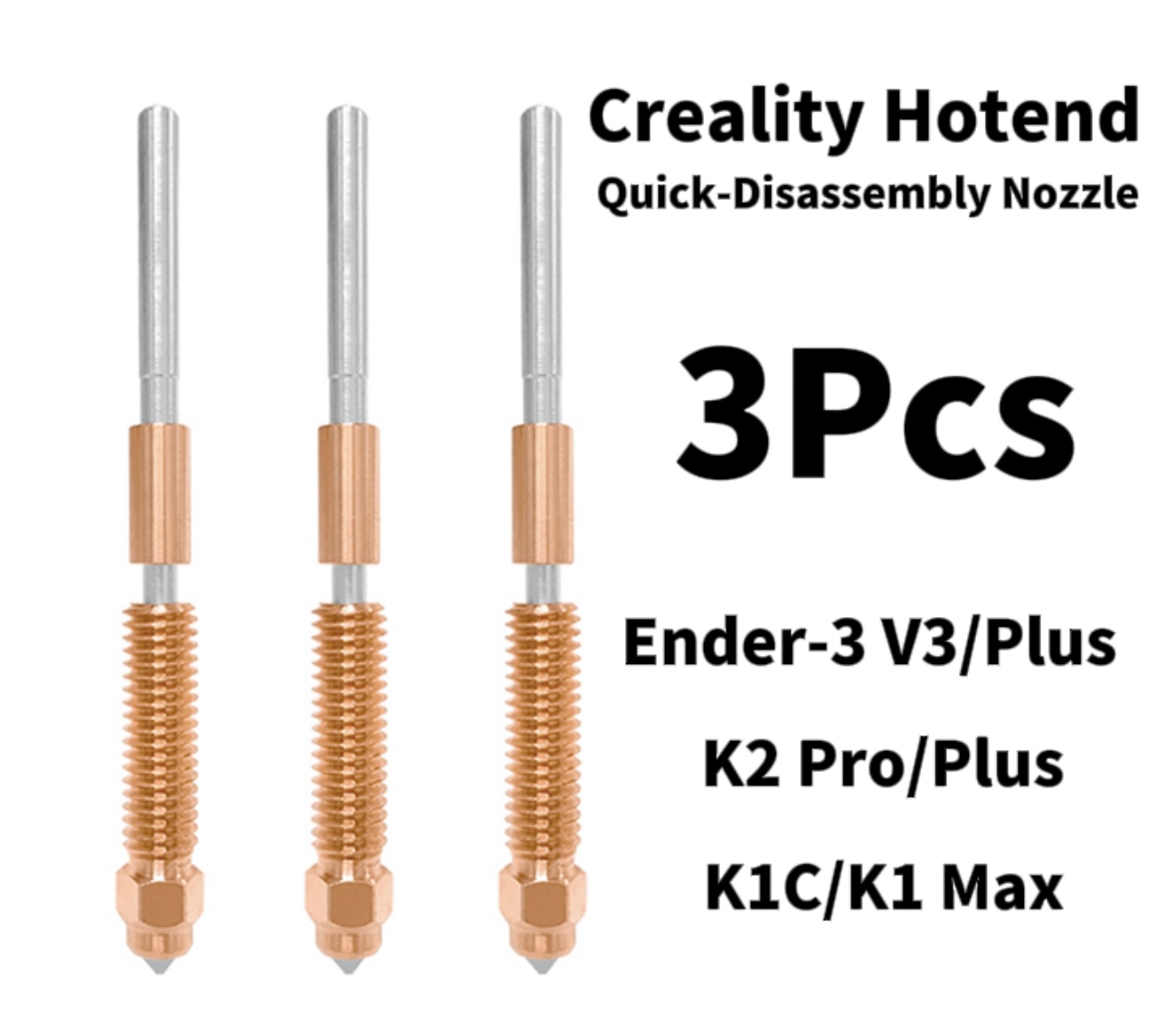 3Pcs Original Quick-swap Nozzl - Creality Printer Ender 3 V3 ulasan dan harga