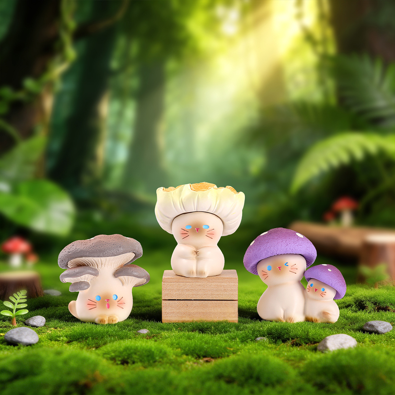 Mushroom Meow Blind Box Cute C - Home Improvement Hardware ulasan dan harga